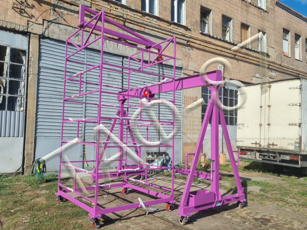 легкий козловий кран