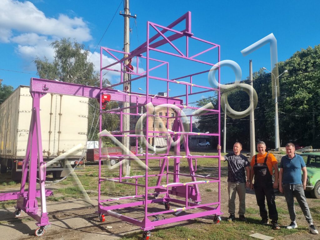 легкий козловий кран